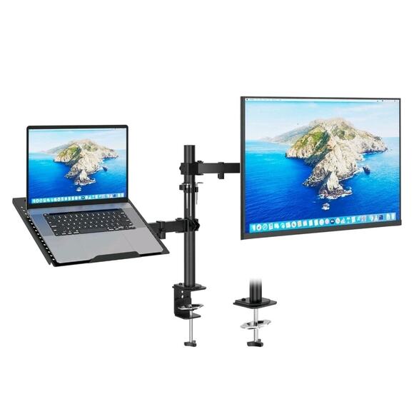 Redbat Monitor and Laptop Mount Stand, Fully Adjustable Monitor Arm - Picture 1 of 8